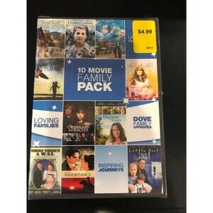 10 Movie Family Pack DVDs-NEW 14 hours